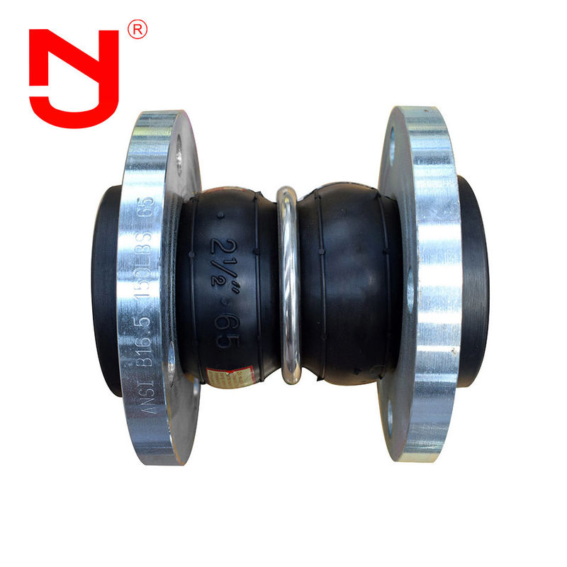 DN100 Flanged Double Sphere Rubber Expansion Joint Connection Typ połączenia połączenia