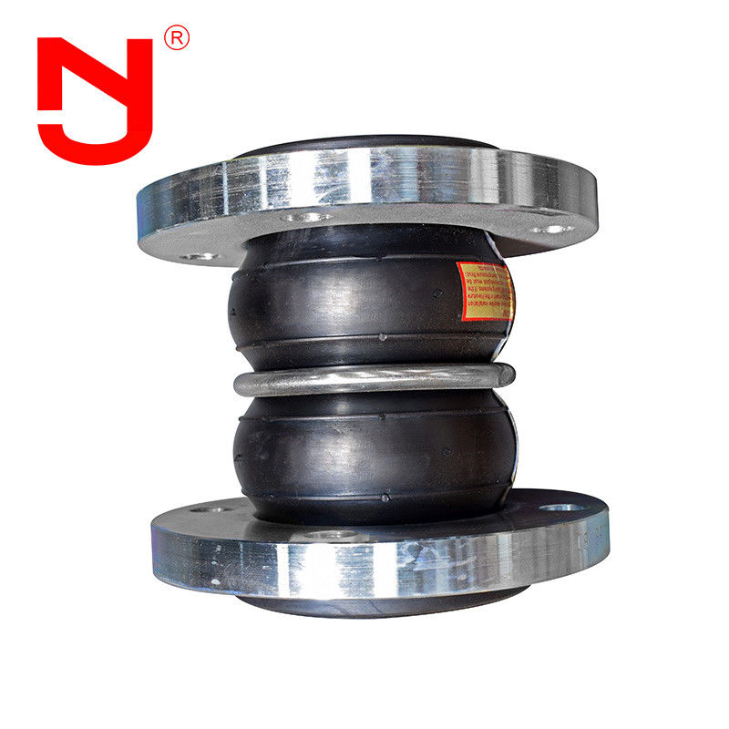 DN100 Flanged Double Sphere Rubber Expansion Joint Connection Typ połączenia połączenia