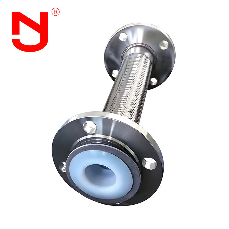 PTFE Okładka elastyczna rurka stalowa Włoki metalowe faliste Włoki gazowe elastyczne