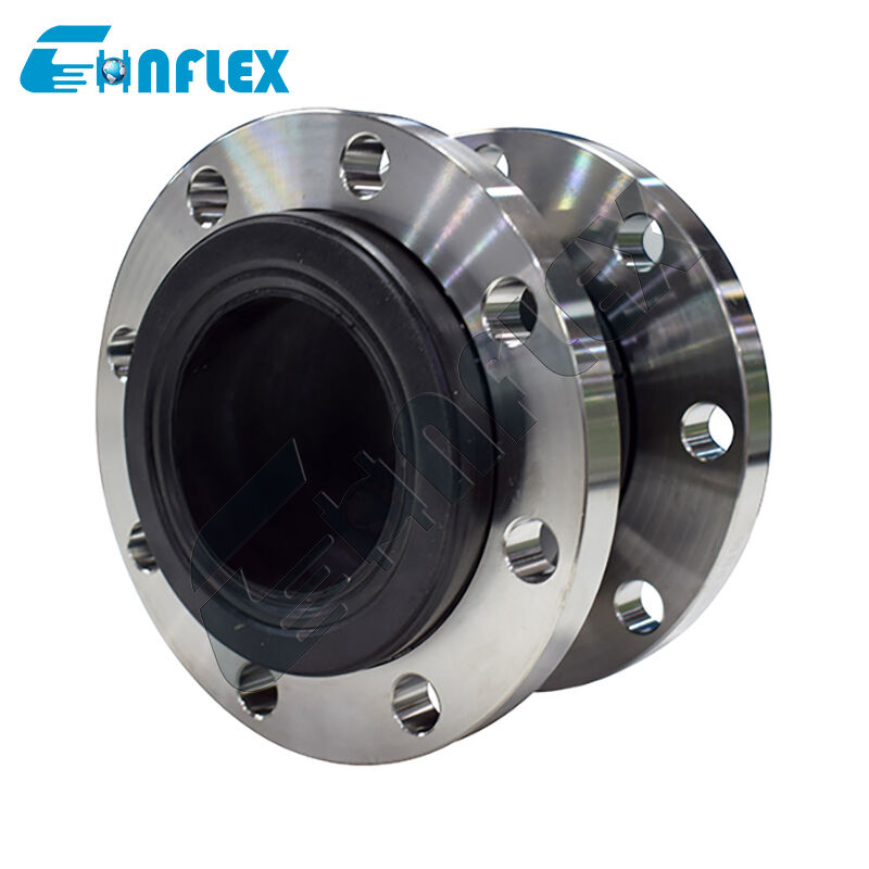 Żywność & Pharma Grade PTFE Lining Expansion Joint: Non-Stick Ultra-Pure Fluoropolymer Flexible Bellows Piping Connector
