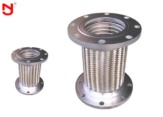 Metalowe złącze kompensacyjne rurociągu Sprial spawane pochłania wzrost termiczny za pomocą kołnierza