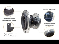 Zredukowany kompensator gumowy